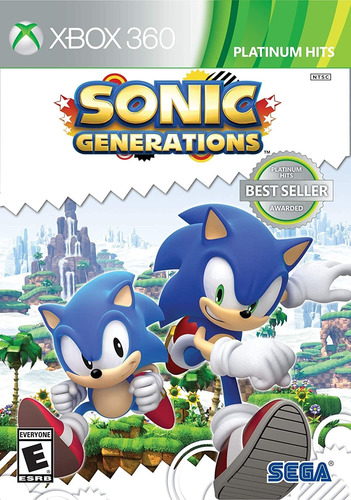 Jogo Sonic Generations Xbox 360 Midia Fisica